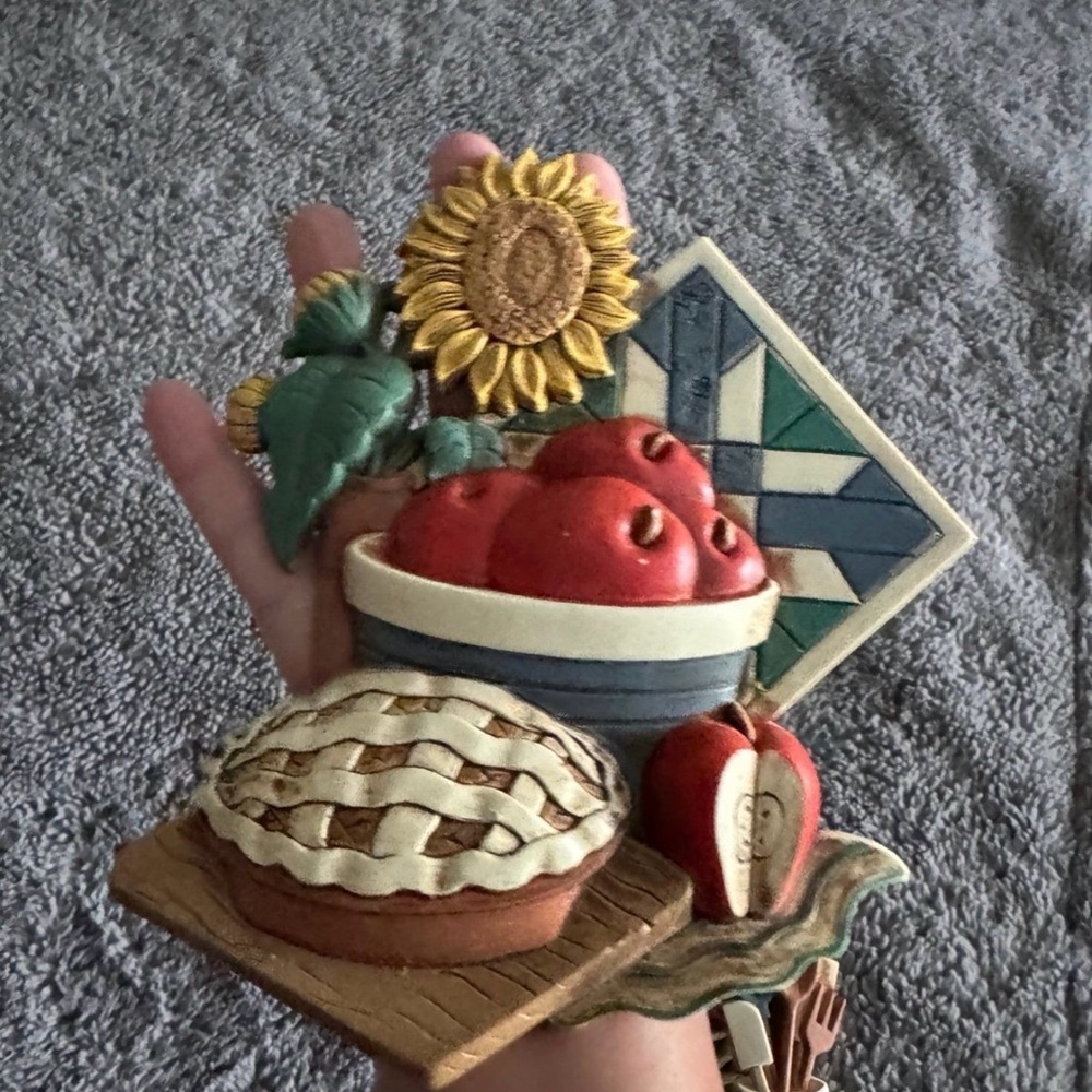 Decorative Baking Kitchen Wall Plaque Set - Rustic Ceramic Style - Picture 6 of 10